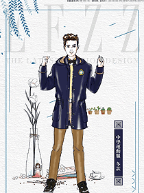 新款長袖男款學生服校服款式圖054