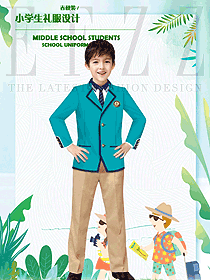 時尚長袖男款學(xué)生服校服款式設(shè)計圖085