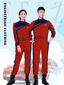 原創(chuàng)制服設(shè)計(jì)長(zhǎng)袖春秋工程服款式效果圖1232