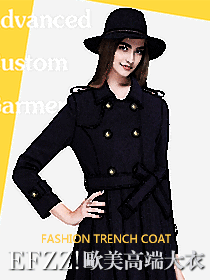 歐美高端大衣男女款時尚設(shè)計圖