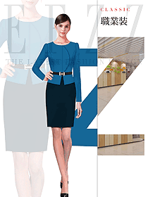 時尚女秋冬職業(yè)裝制服設(shè)計圖1621