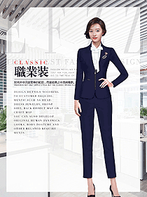 時尚長袖女秋冬職業(yè)裝制服設(shè)計圖1685