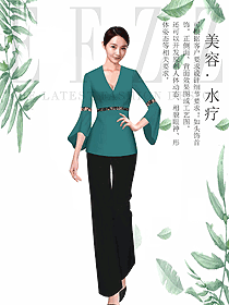 時(shí)尚水療SPA會(huì)所咨客迎賓服裝款式圖442