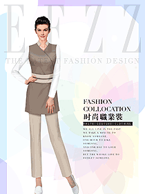原創(chuàng)設(shè)計女款美容會所服裝款式圖719