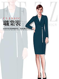 原創(chuàng)制服設(shè)計女職業(yè)裝夏裝款式圖867