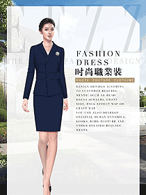 原創(chuàng)制服設(shè)計女職業(yè)裝夏裝款式圖879