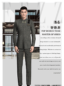 原創(chuàng)制服設(shè)計(jì)長(zhǎng)袖男款保安服款式圖430
