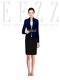 酒店前廳總臺制服352