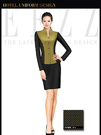 酒店服裝中餐服務(wù)員制服設(shè)計1420