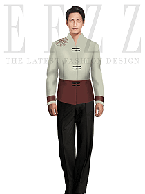 中餐服務(wù)員制服585