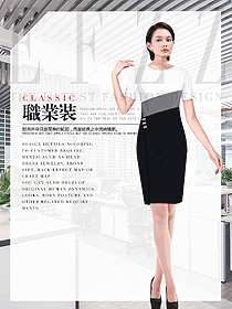 原創(chuàng)制服設(shè)計(jì)女職業(yè)裝夏裝款式圖903