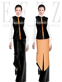 中餐服務(wù)員制服290