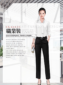 原創(chuàng)制服設計女職業(yè)裝長袖襯衫款式圖383