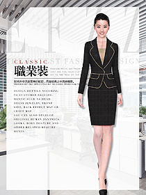 新款女職業(yè)裝夏裝制服設(shè)計圖931