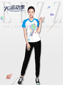 女職業(yè)裝T恤服裝款式效果圖040