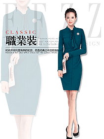 新款女職業(yè)裝夏裝制服設(shè)計圖784
