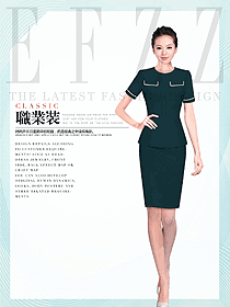 原創(chuàng)制服設計短袖女職業(yè)裝夏裝款式圖791