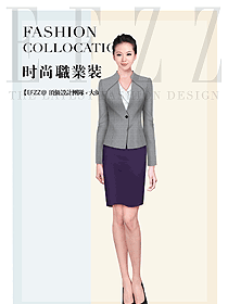時尚修身款女職業(yè)裝夏裝制服設計圖810