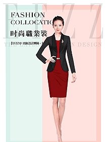 時尚女職業(yè)裝夏裝制服設計圖816