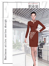 原創(chuàng)制服設(shè)計女職業(yè)裝夏裝款式圖827