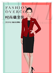 新款女秋冬職業(yè)裝制服設(shè)計圖1672