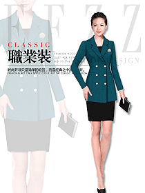 時尚女秋冬職業(yè)裝制服設(shè)計圖1738
