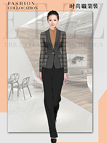 女款長(zhǎng)袖襯衣酒店大堂制服設(shè)計(jì)圖1223