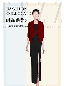 原創(chuàng)制服設(shè)計(jì)女款酒店大堂服裝款式圖1231