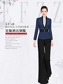 原創(chuàng)制服設(shè)計(jì)女款酒店大堂服裝款式圖1234