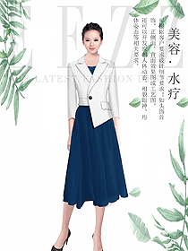 時(shí)尚SPA水療會(huì)所咨客制服設(shè)計(jì)圖516