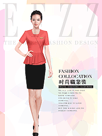 時(shí)尚女款SPA水療會(huì)所咨客制服設(shè)計(jì)圖471