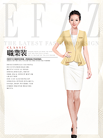 女款SPA水療會(huì)所咨客制服設(shè)計(jì)圖453