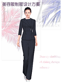 女款美容會(huì)所服裝款式圖754