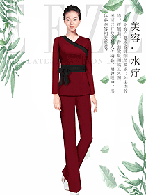 時尚簡約款美容技師制服設(shè)計圖652