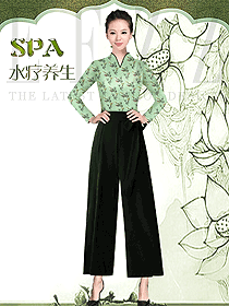 時(shí)尚女款美容技師制服設(shè)計(jì)圖643