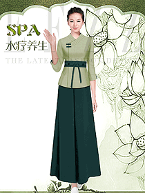 新款女款美容技師制服設(shè)計(jì)圖639