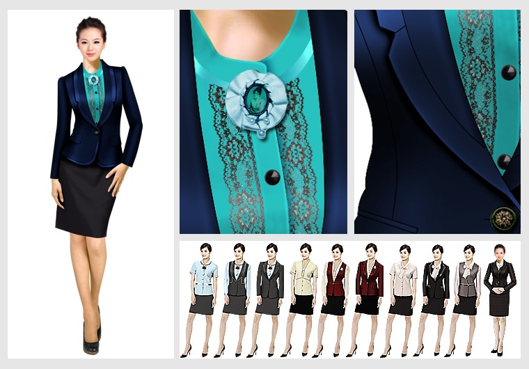 時(shí)尚職業(yè)裝系列方案五