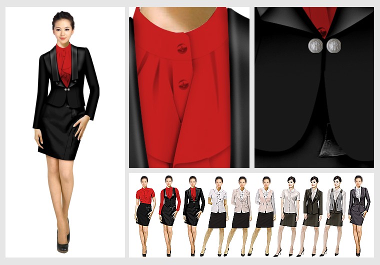 時尚職業(yè)裝系列方案四
