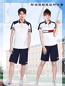 短袖男女款學(xué)生服校服款式設(shè)計(jì)圖141
