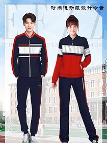 長袖男女款學(xué)生服校服款式設(shè)計圖144