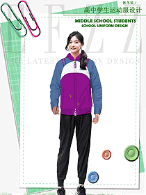 原創(chuàng)制服設(shè)計(jì)長(zhǎng)袖女款學(xué)生服校服款式圖164