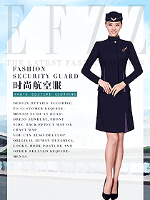 新款空姐制服款式設(shè)計(jì)圖864