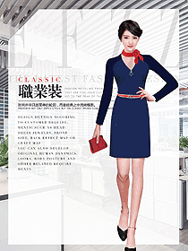 時尚女職業(yè)裝夏裝制服設計圖1029