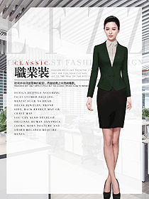 時(shí)尚女職業(yè)裝夏裝制服設(shè)計(jì)圖1035