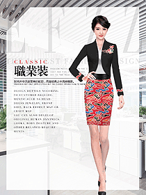 新款女職業(yè)裝夏裝制服設計圖1036