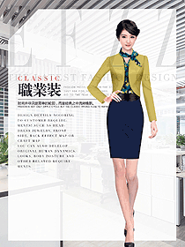 原創(chuàng)制服設(shè)計(jì)女職業(yè)裝夏裝款式圖1038
