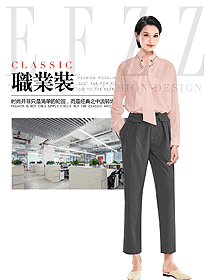 時(shí)尚女職業(yè)裝長(zhǎng)袖襯衫設(shè)計(jì)圖431