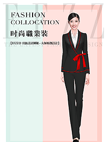 時尚白領(lǐng)職業(yè)小西裝設(shè)計圖1853