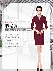 時尚女職業(yè)裝夏裝設(shè)計圖1066