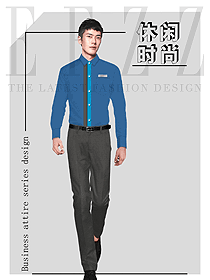 男士長袖修身款襯衣設(shè)計(jì)圖307